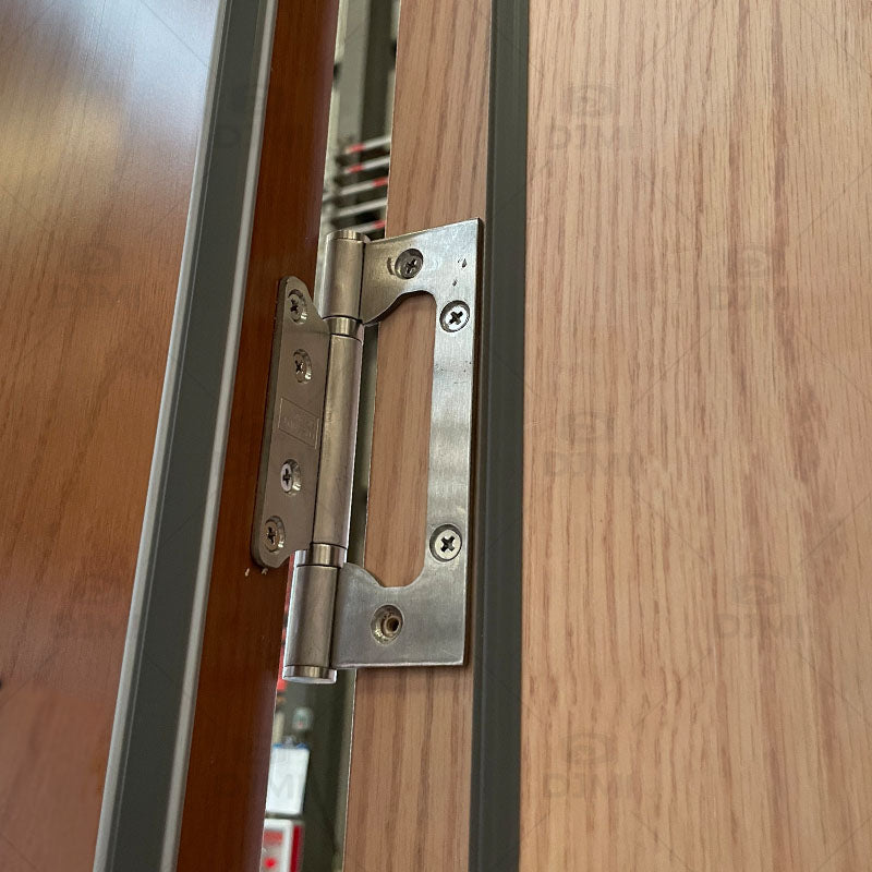 New Design Office Apartment Interior Door Lock Front Apartment Door Wooden Double Door Round Designs - 图片 5