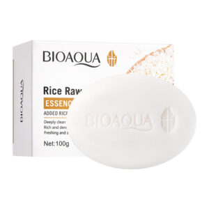 Rice Soap BIOAOUA Cleansing and Bathing Deep Cleansing Handmade Essential Oil Soap  Foreign Trade Wholesale