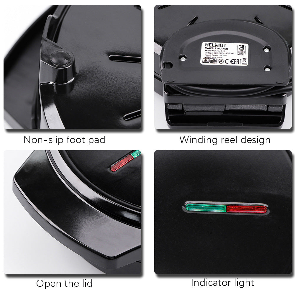 RAF Household Mini Electric Waffle Maker Portable Breakfast Egg Waffle Maker Sandwich Maker - 图片 14