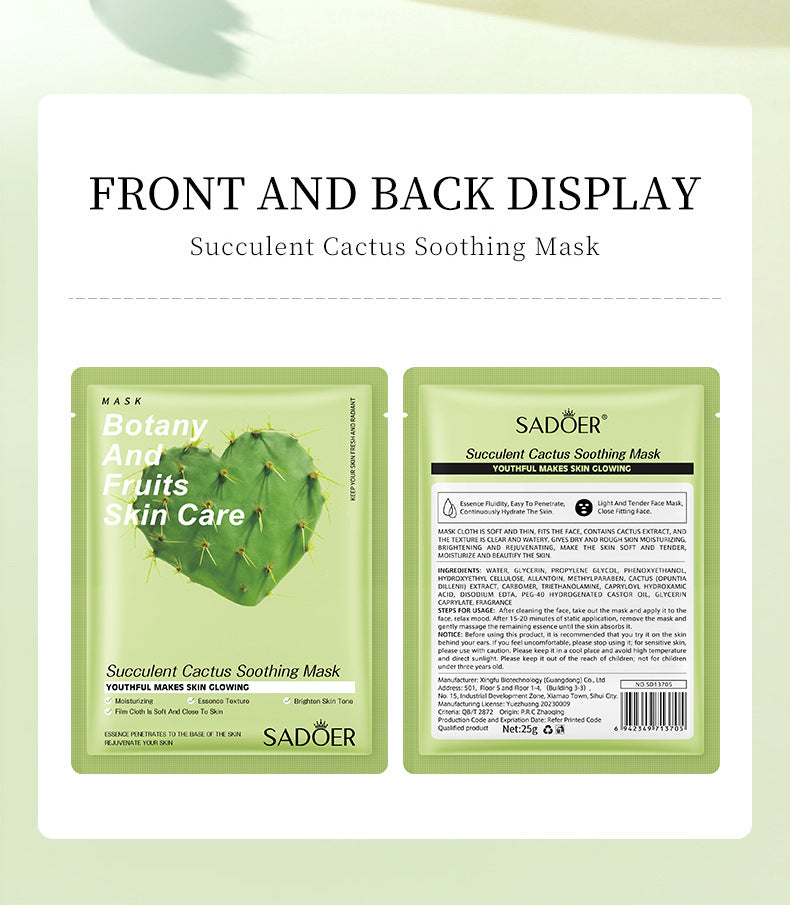 Fruit Mask SADOER Avocado Rose Hydrating Moisturizing Tablets Cross-border Foreign Trade Skincare Wholesale - 图片 59