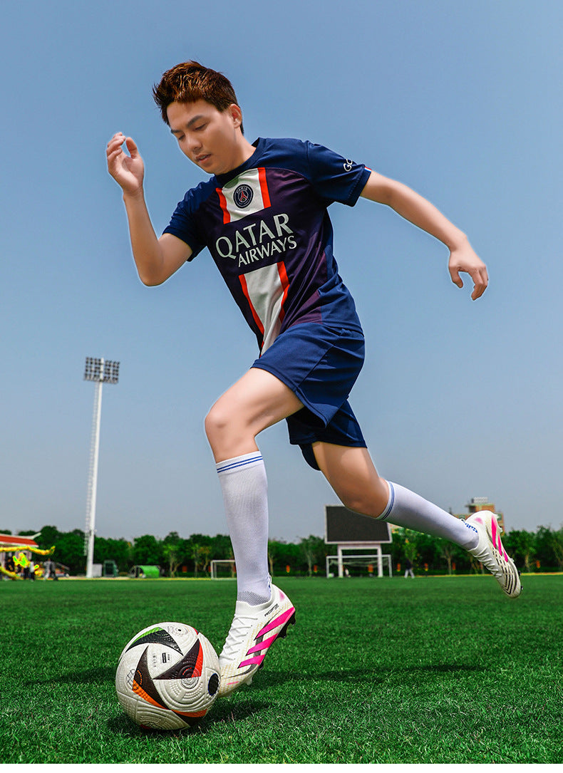 2025New Football Shoes for Men and Women, Youth Students, Fashionable and Comfortable, Long Spikes, Low-top, Factory Direct Sale - 图片 22