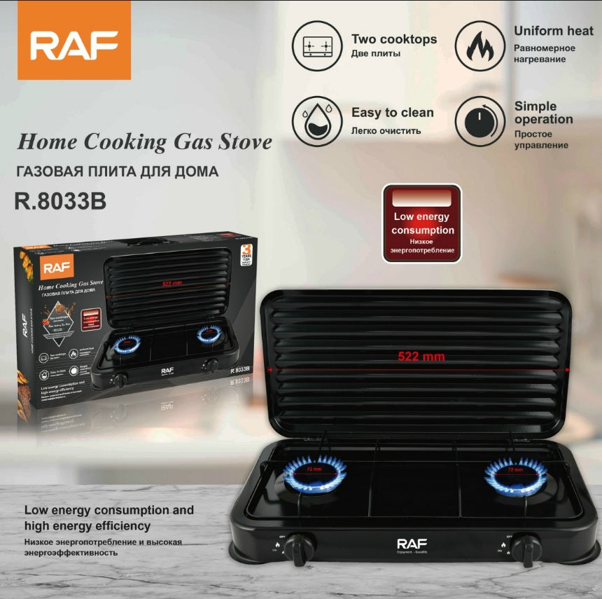 RAF European Standard Double Burner Gas Stove Small Household Appliance Multifunctional Household Small Electric Stove Wholesale R.8033 - 图片 6