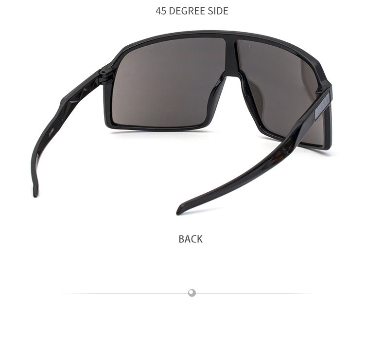 New Colorful Cycling Glasses for Men1998One-piece sunglasses European and American fashion outdoor sports sunglasses - 图片 43