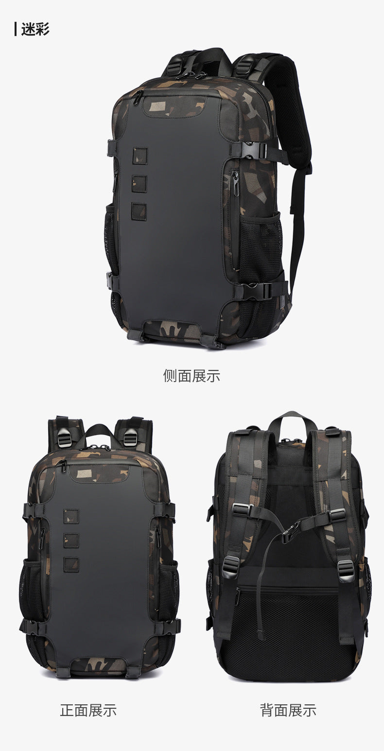 Korean Style Backpack Trendy Brand Laptop School Bag Lightweight Large Capacity Water-Resistant Commuter Bag for Middle and High School Students and College Students - 图片 26