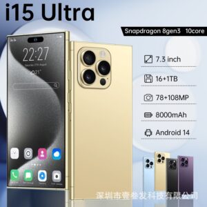 I15Ultra Smartphone with Pen  2+16 High-end7.3Inch Screen Android8.1Factory