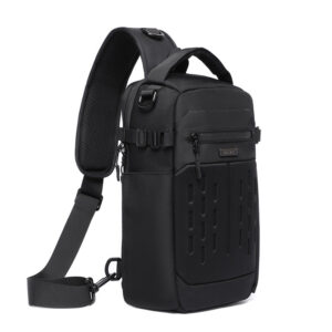 OZUKO Men's Chest Bag Waterproof Multifunctional Crossbody Bag Trendy Portable Small Backpack Large Capacity Single Shoulder Men's Bag