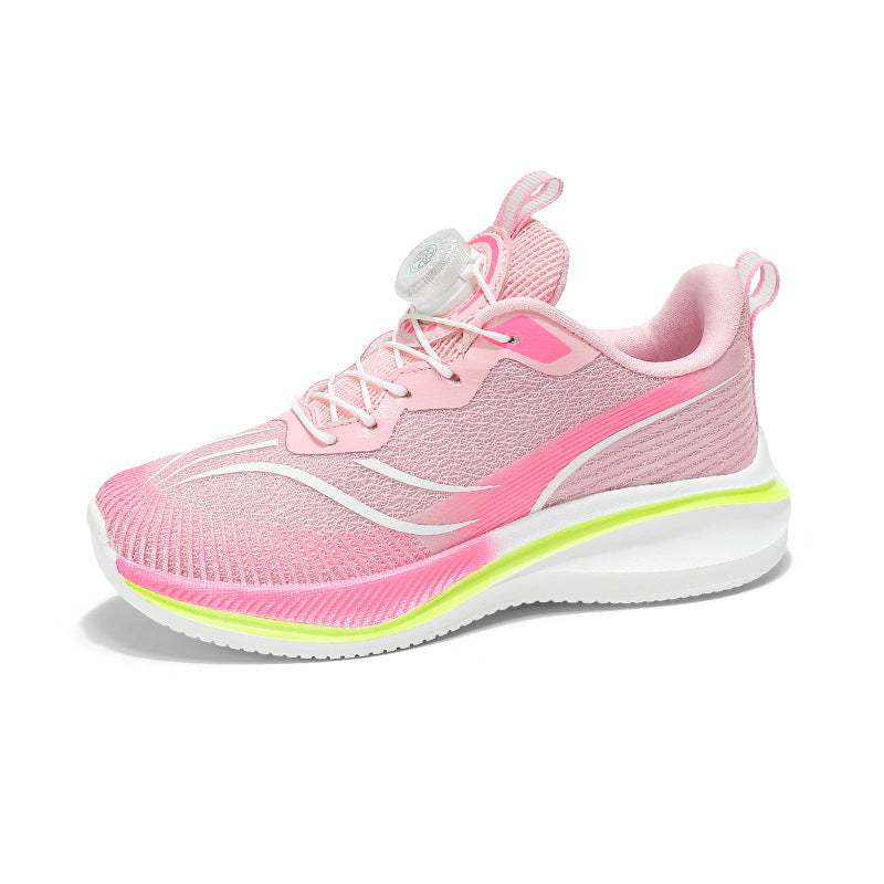Men's and Women's Children's Running Shoes Lightweight Soft Sole Night Light Kids Shoes Men's Racing Student Mesh Sports Shoes Non-Slip Sole - 图片 5