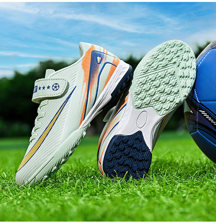 2025World Cup Children's Soccer Shoes Boys Youth Students Girls Spike Long Spike Competition Training Sports Shoes - 图片 35