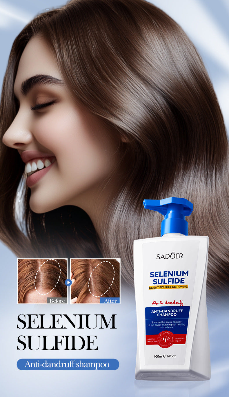 Cross-border Selenium Disulfide Anti-Dandruff Shampoo400ml Deep Cleansing and Moisturizing Shampoo Export Manufacturer Wholesale - 图片 7