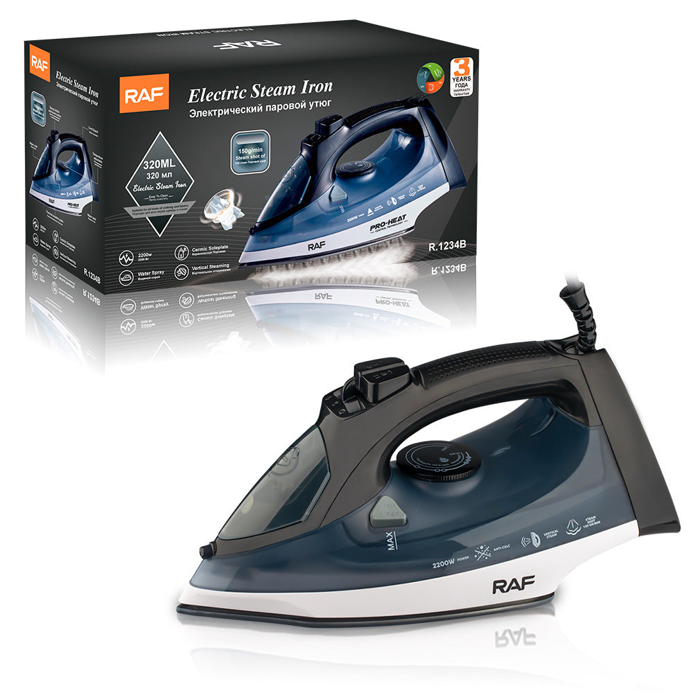 RAF European and American Standard Household Steam Iron Handheld Hanging Corded Electric Iron Dry and Wet Dual-use2200W - 图片 4
