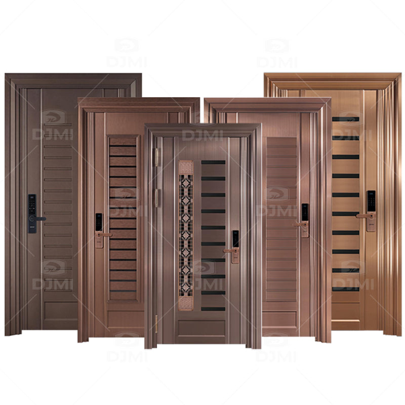 Luxury Home Exterior Security Steel Doors High Quality Steel Doors Are Mainly Used for Security Entrances - 图片 4