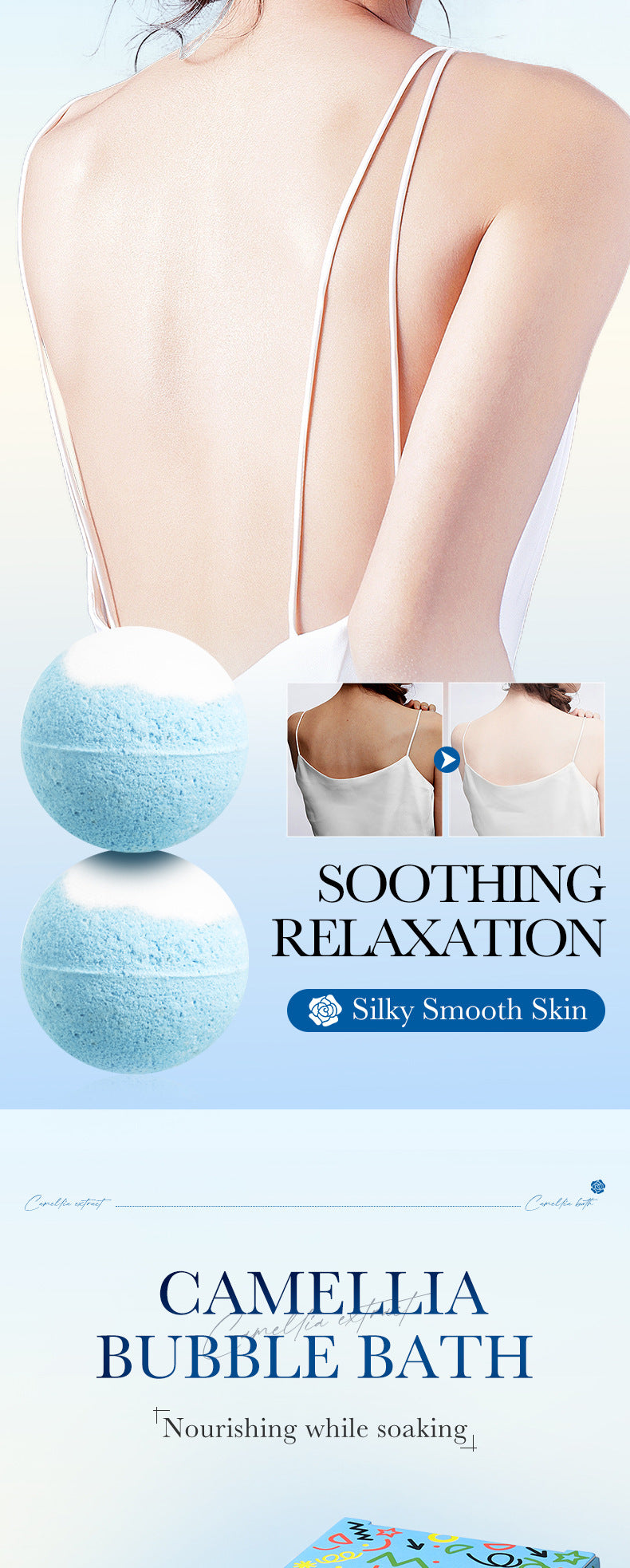 Rose Bath Salt Balls SADOER Deep Cleansing Body Universal Bath Ball Cross-Border Foreign Trade Wholesale - 图片 28