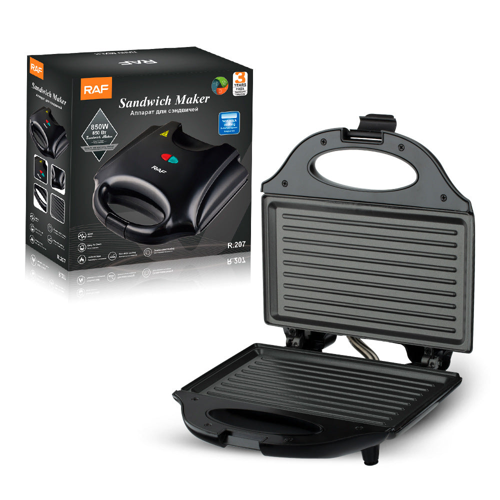 RAF European Standard Sandwich Maker Breakfast Machine Waffle Maker Toaster Multifunctional Light Food Machine Breakfast Machine - 图片 19