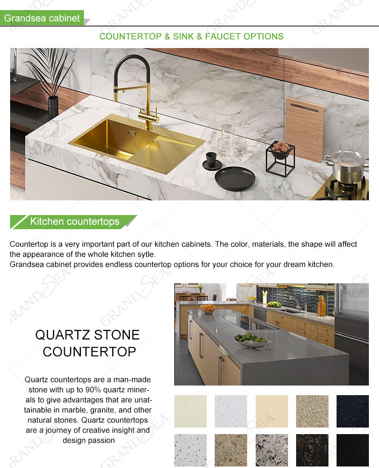 2025 Modern Kitchen Cabinets Furniture Villa Luxury Cabinet Kitchen - 图片 16