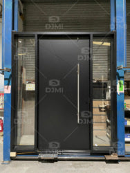 China Top Manufacturer Custom High Quality Main Steel Pivot External Security Doors for House Metal Front Entry Exterior Door - 图片 9