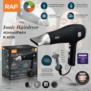 RAF European Standard2400W High-Power Household Hotel Hair Dryer Salon Electric Hair Dryer Hot and Cold Air Blower R.402