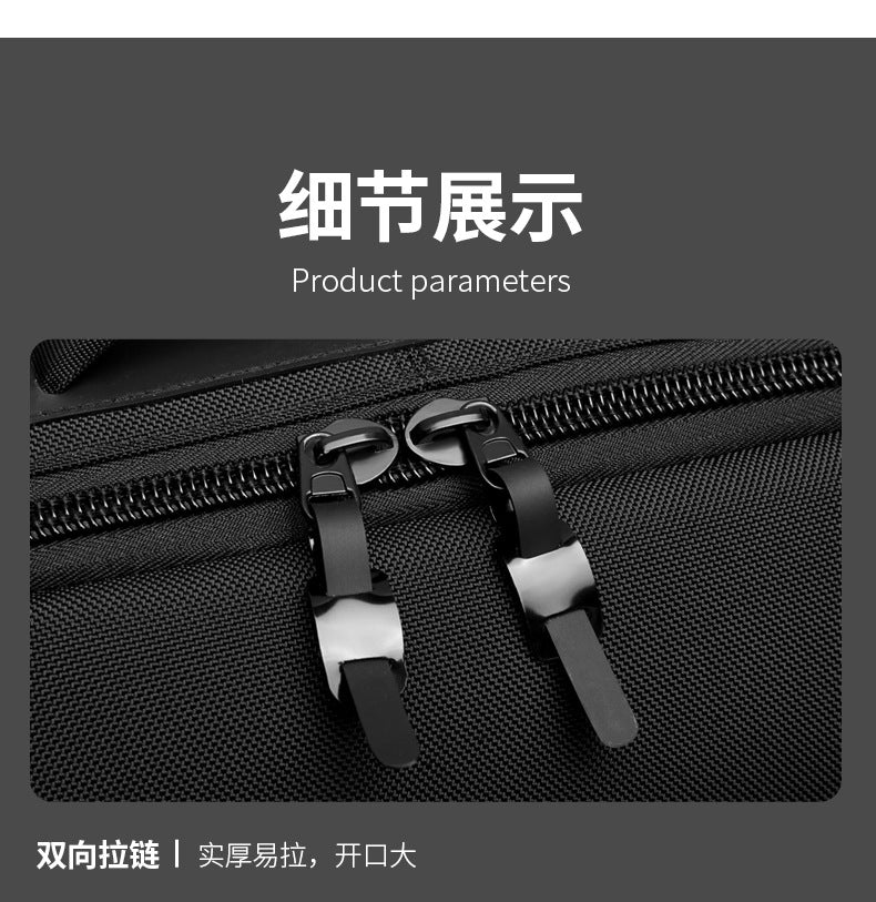 OZUKO Business Backpack Double Shoulder Laptop Bag for Men Lightweight Handheld College Student Commuting Waterproof Notebook Backpack - 图片 19