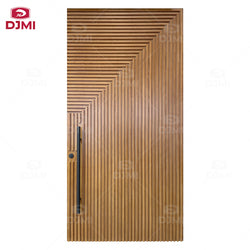 Customized New Front Security Big Modern Villa House Solid Wood Pivot Doors Exterior Wooden Door Main Entrance - 图片 11
