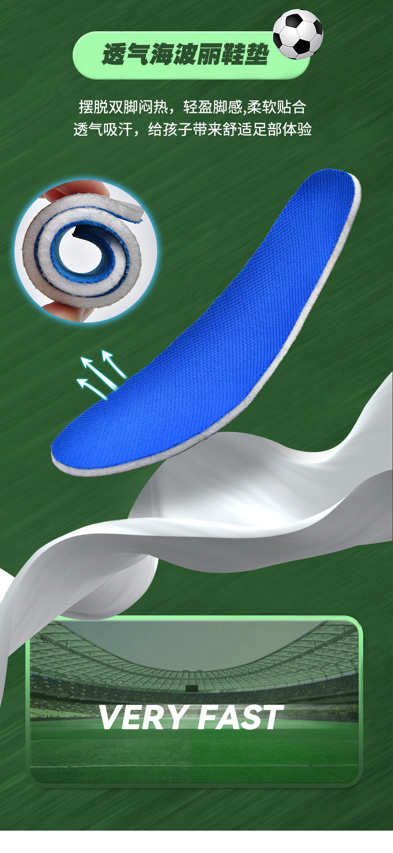 New football shoes for men and women with Velcro for children TF Broken Nail Style Youth Student Grassland Flat Training Shoes - 图片 16