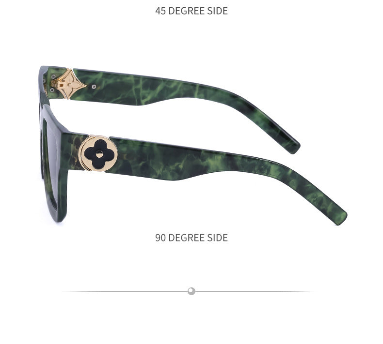 20252024 New Rich Man Sunglasses Men Trendy High-end Square Frame Sunglasses Men Glasses sunglass - 图片 31