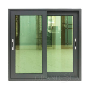 Double Tempered Reflective Glass Aluminium Sliding Windows Economic Price in Africa