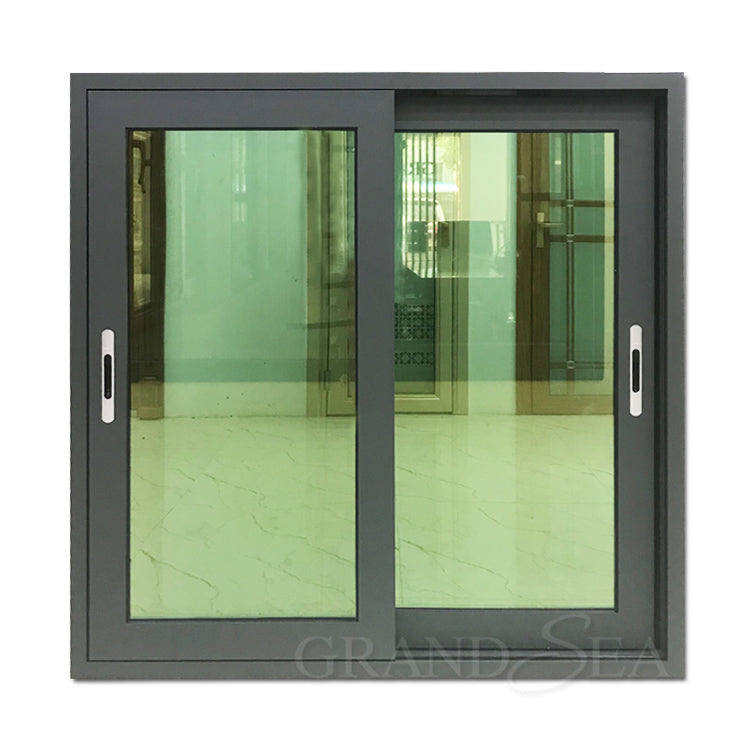 Double Tempered Reflective Glass Aluminium Sliding Windows Economic Price in Africa