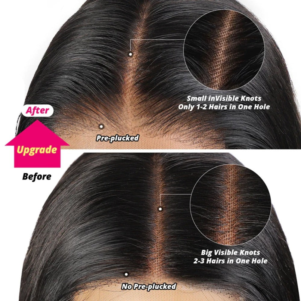 13*4Amazon European and American Wig Women's Synthetic Fiber Front Lace Long Curly Hair wig Reddish Brown Big Wave Headband - 图片 8