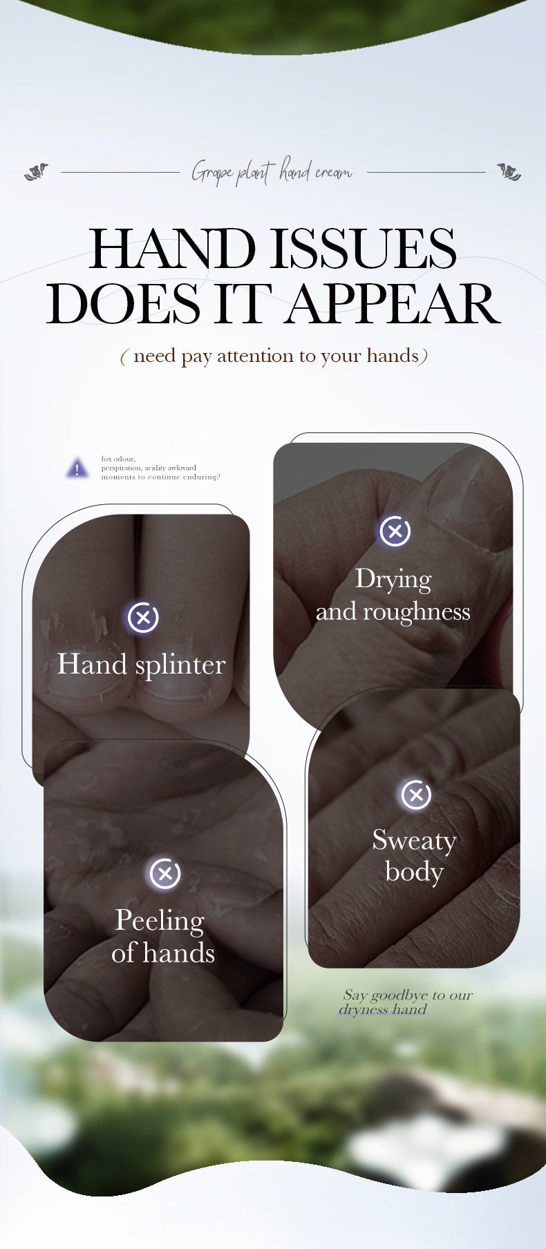 Grape Moisturizing Hand Cream SADOER Autumn and winter anti-chapped moisturizing hand cream cross-border foreign trade wholesale - 图片 9