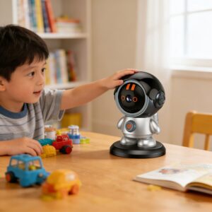 Indoor Robot Camera One-Click Call Wireless WiFi Home Robot Surveillance Camera Detection