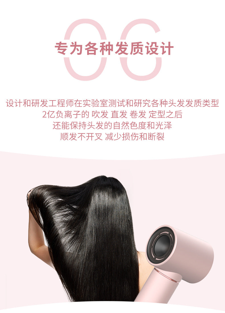 фенHigh-Speed Hair Dryer Strong Wind Power Household Negative Ion Curling Automatic 5-in-1 Hair Dryer Comb - 图片 23