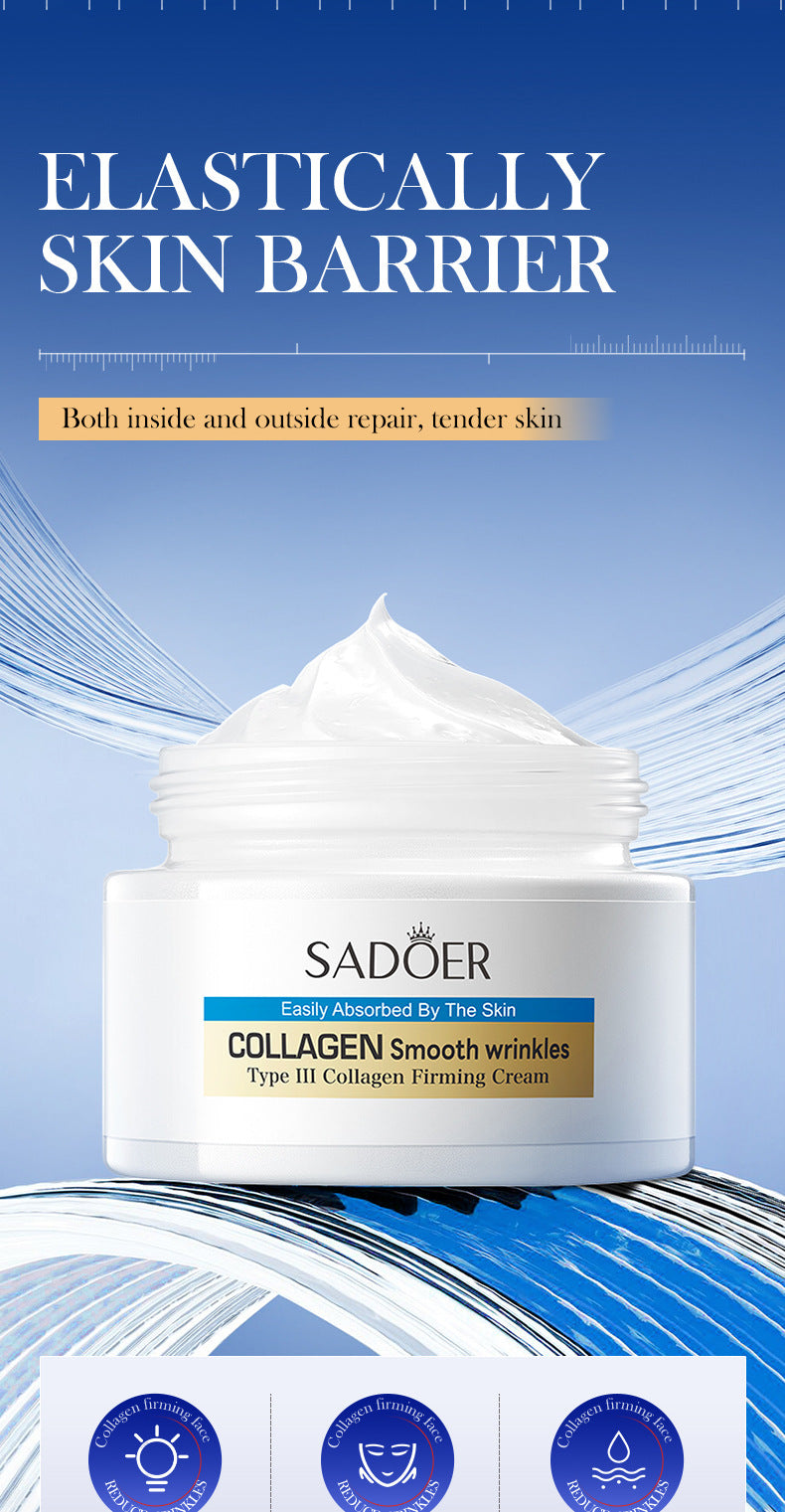 Cross-border Type III Collagen Wrinkle Cream60g Skin rejuvenation hydrating moisturizing face cream wholesale from foreign trade manufacturer - 图片 9