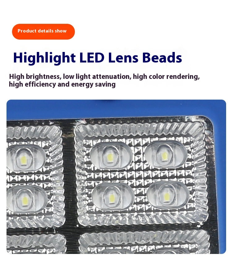 Super Bright New Rural Household LED Street Light Indoor/Outdoor IP65 Flood Light Waterproof Iron ABS for Roads Solar Panels - 图片 32