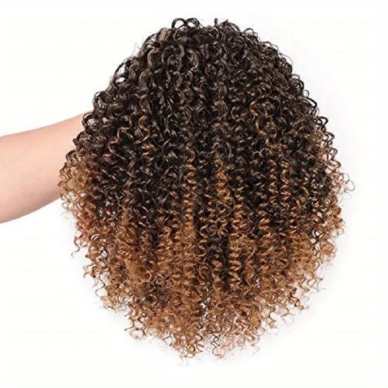 81-inch Synthetic Hair African Drawstring Ponytail jerry curly Small Curly Ponytail - 图片 9