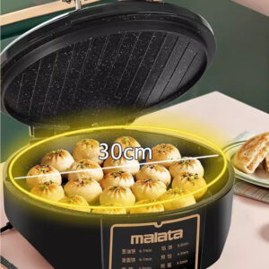 Wanlida New Electric Griddle for Home Use, Double-Sided, Multi-Functional, Deepened and Enlarged, Can Fry and Roast, Grilling Machine, Griddle Pan