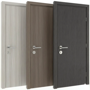 Factory Standards Wood Grain Color Melamine Skin Room Soundproof Solid Core Interior Wood Door for House