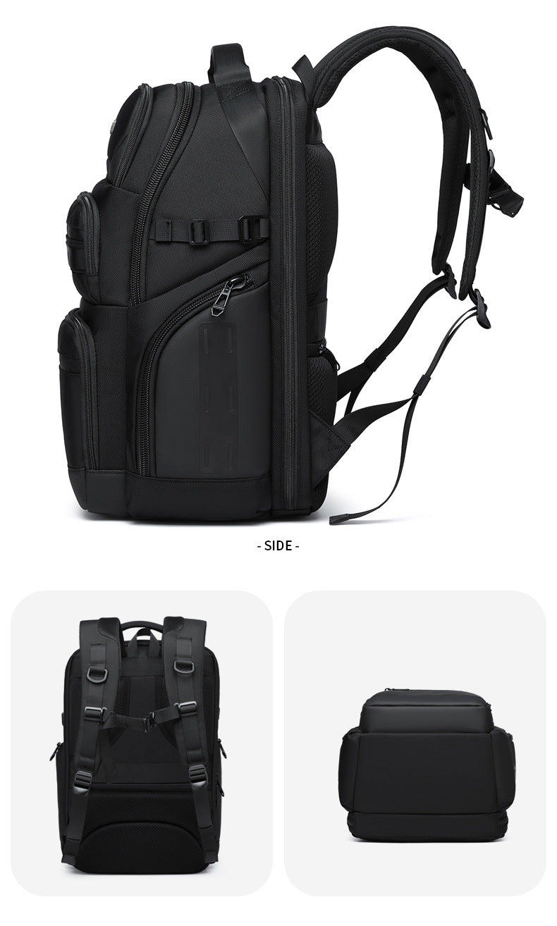 OZUKO Business Backpack Men's Computer Backpack Waterproof High-end Business Travel College Student Commuting School Bag - 图片 32