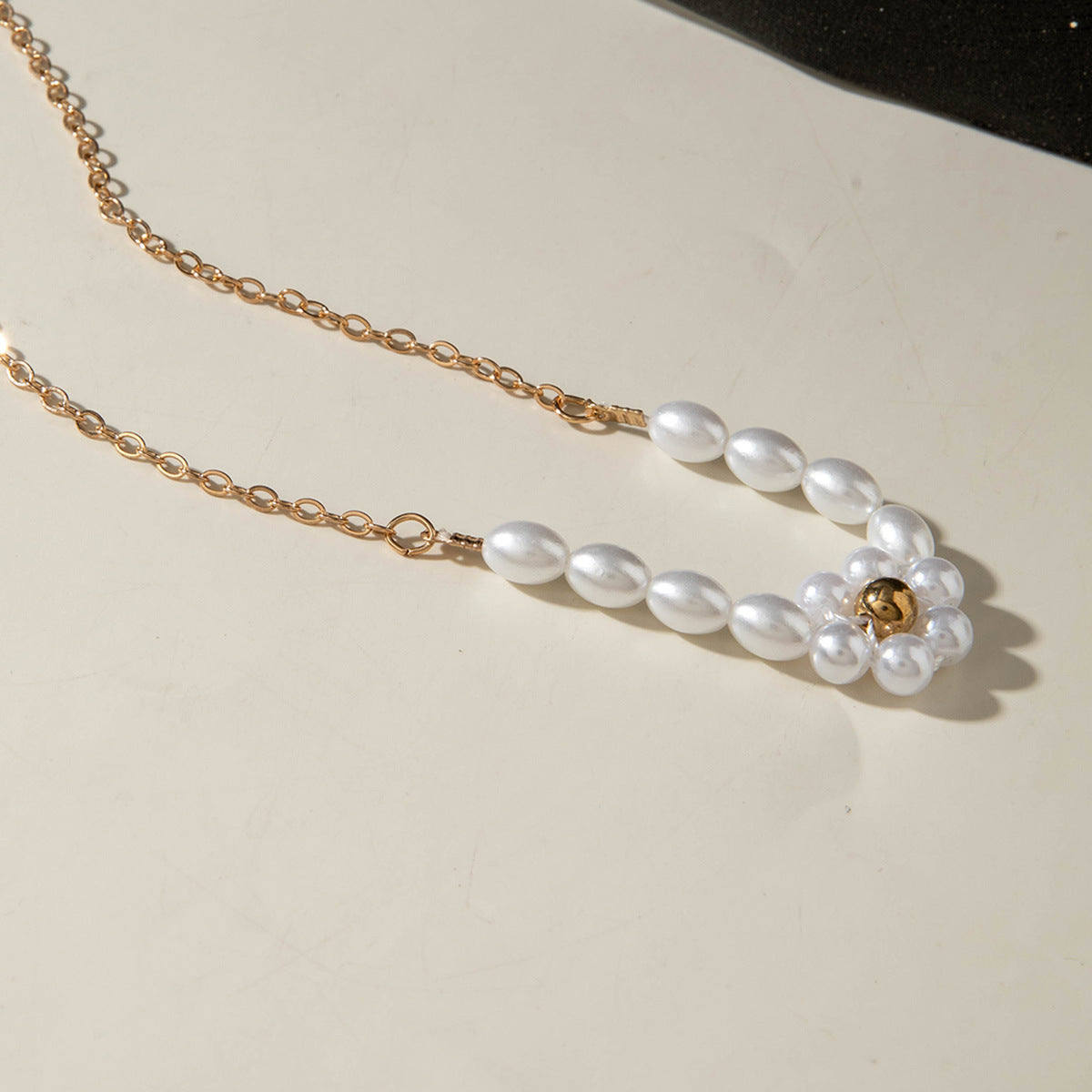 European and American Style Jewelry Colorful Square Inlaid Diamond Single Necklace Geometric Chain Imitation Gemstone Single Layer Collarbone Chain - 图片 15