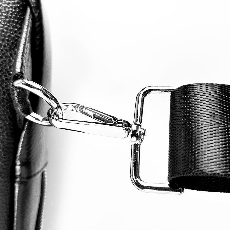 Anti-theft Bag Cowhide Chest Bag Password Lock Outdoor Sports Genuine Leather Single Shoulder Crossbody Bag Anti-theft Password Lock - 图片 13